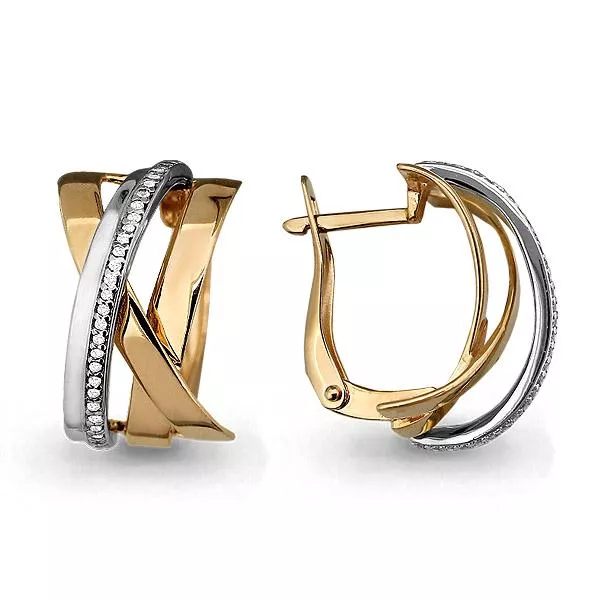 Серьги из золота, артикул LV45003А