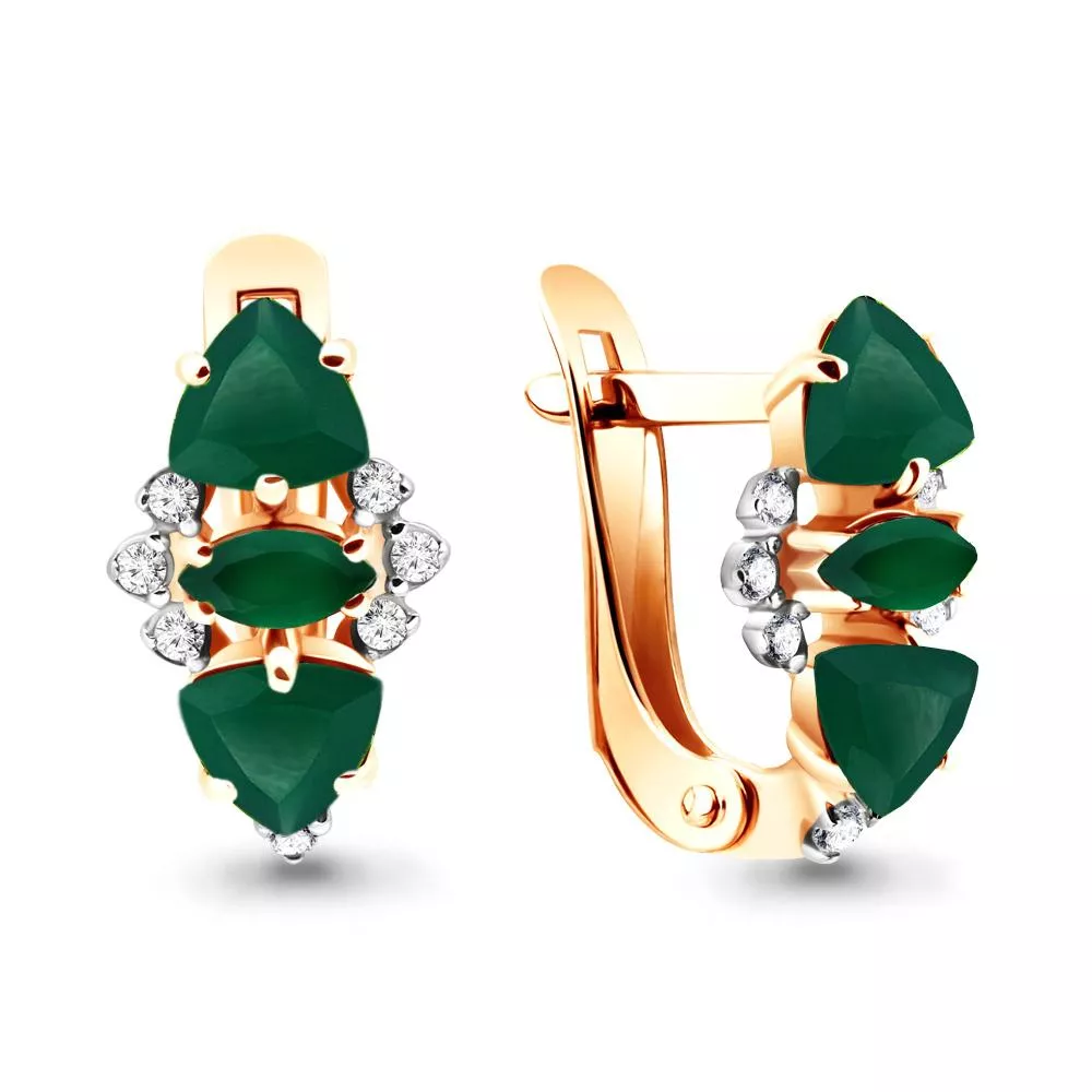 Серьги, артикул LV4498109А, золото