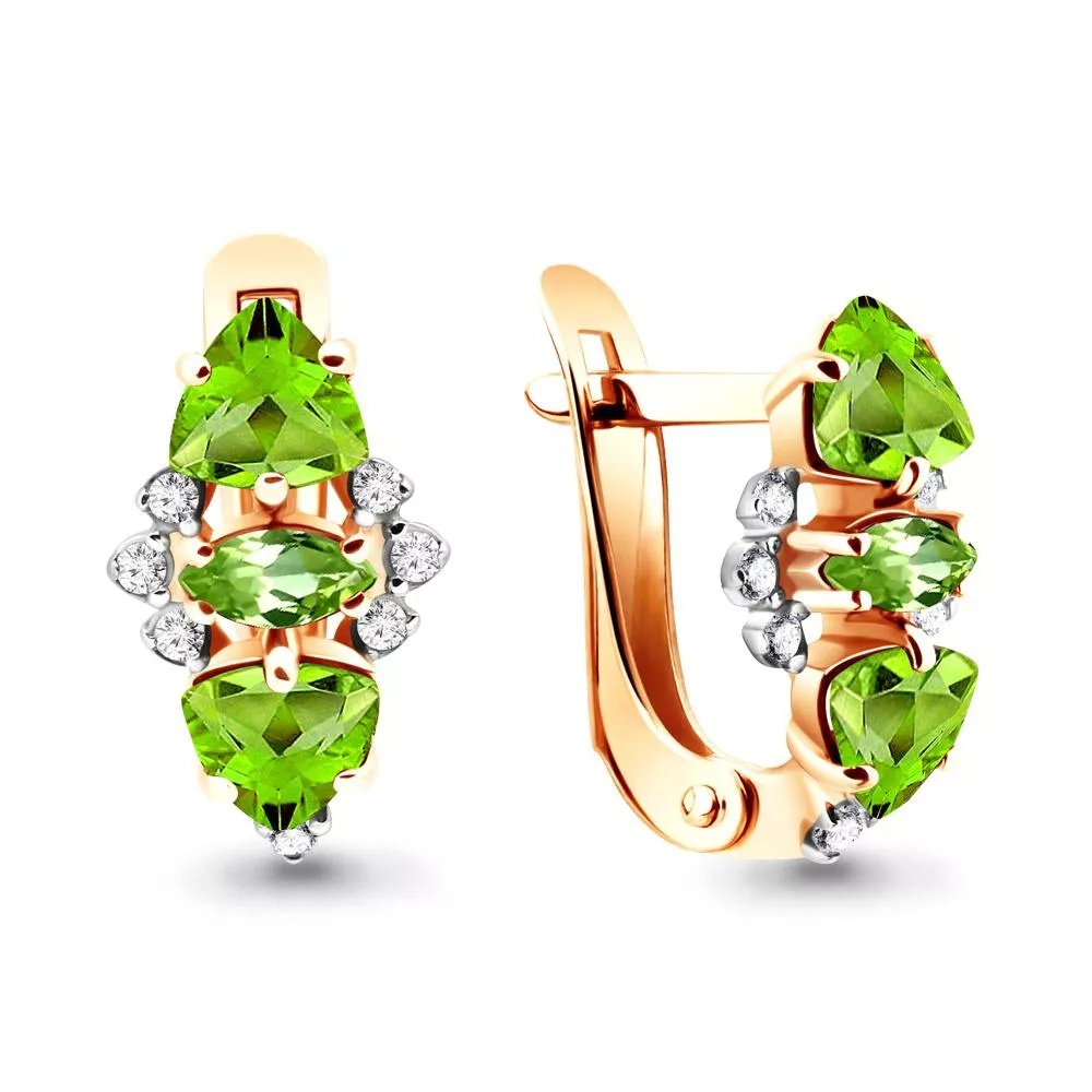 Серьги, артикул LV4498107А, золото