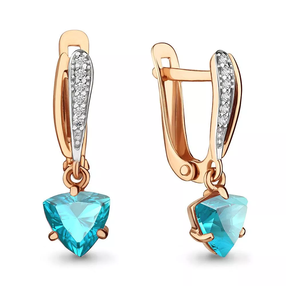 Серьги, артикул LV4496705А, золото