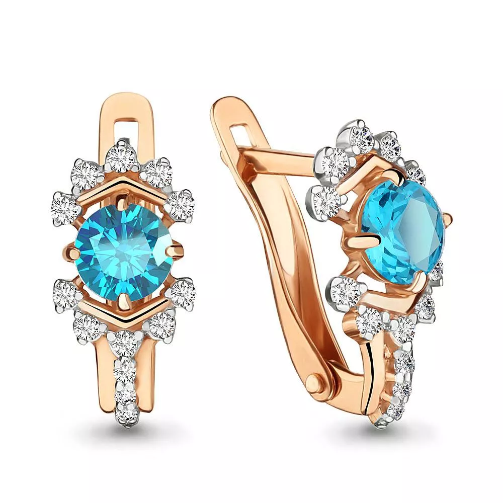 Серьги, артикул LV4496605А, золото