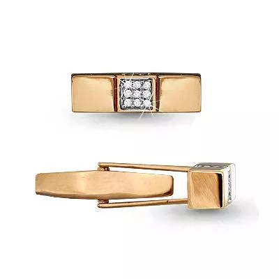 Запонки из золота, артикул LV970111к