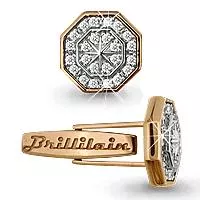 Запонки из золота, артикул LV970103к