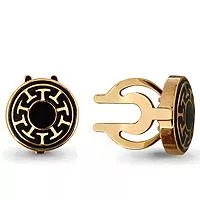 Запонки, золото, артикул LV72812