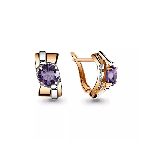 Серьги, артикул LV4493104А, золото