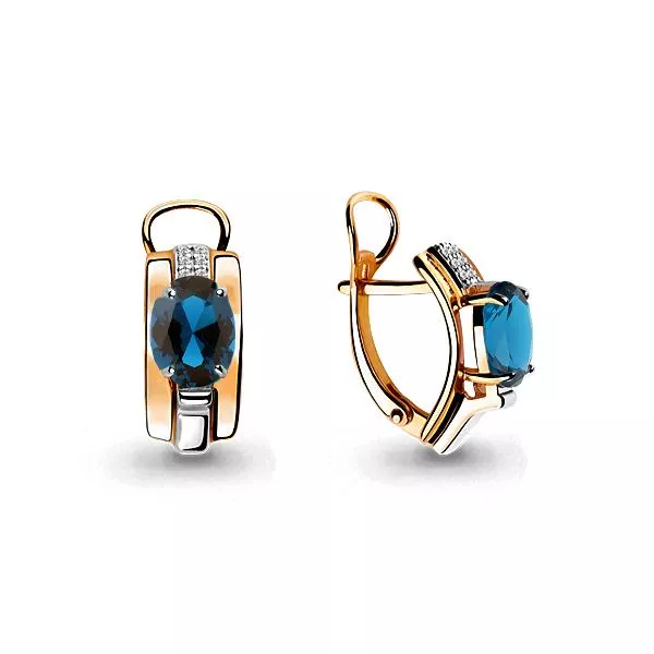 Серьги, артикул LV4493008А, золото