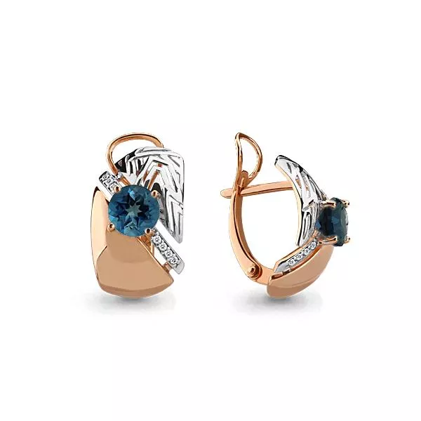 Серьги, артикул LV4491908А, золото