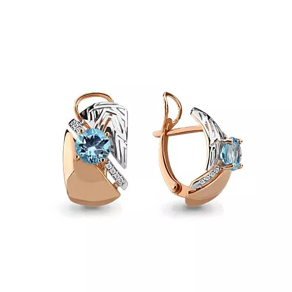 Серьги, артикул LV4491905А, золото