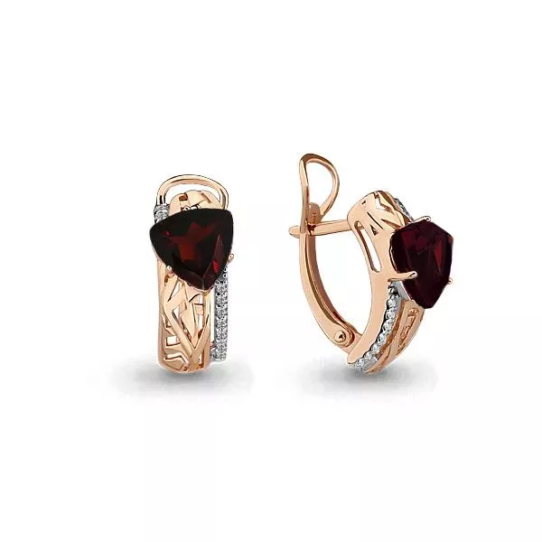 Серьги, артикул LV4491603А, золото