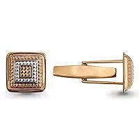 Запонки, артикул LV72804, золото