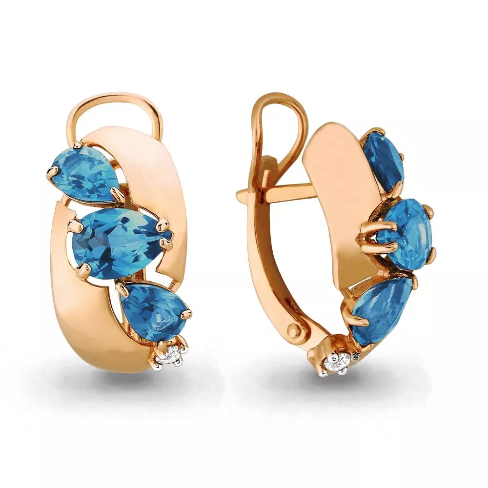 Серьги, артикул LV4490205, золото