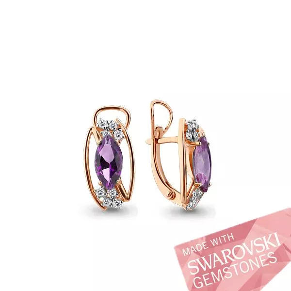 Серьги, артикул LV44860500А, золото