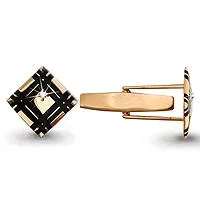 Запонки, артикул LV72523А, золото