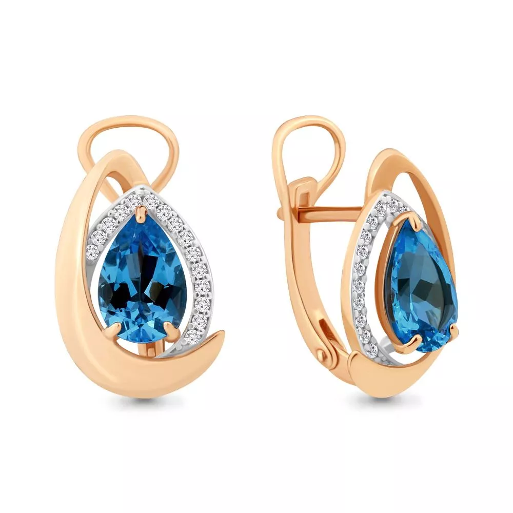 Серьги, золото, артикул LV4480008А