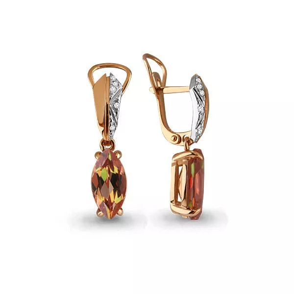 Серьги, артикул LV4475719А, золото