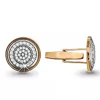 Запонки, артикул LV72509А, золото