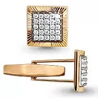 Запонки из золота, артикул LV72508А