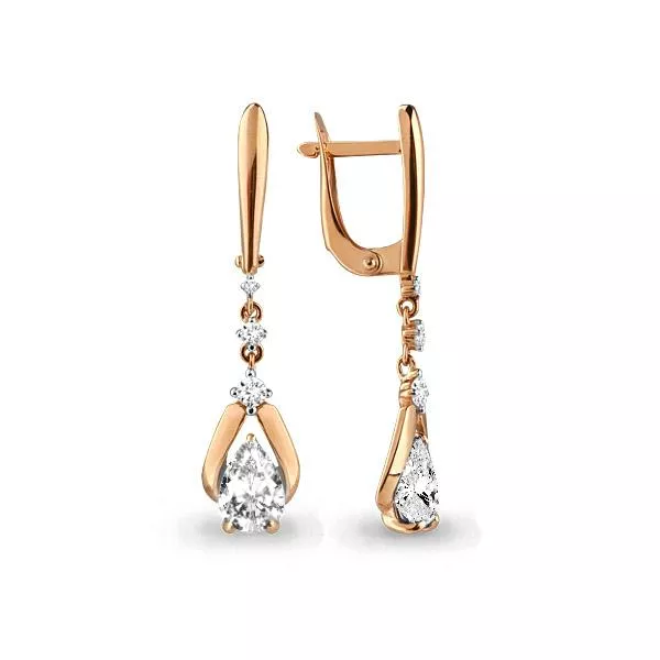 Серьги, артикул LV44722, золото