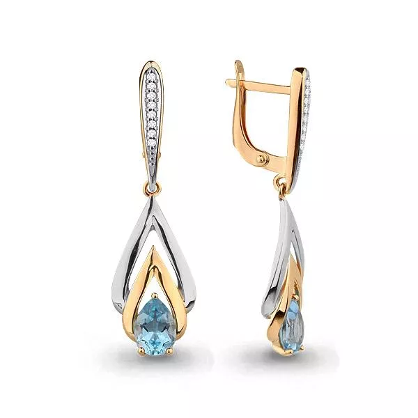 Серьги, золото, артикул LV4472105А