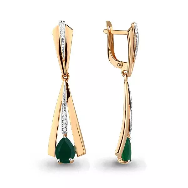 Серьги, золото, артикул LV4472009А