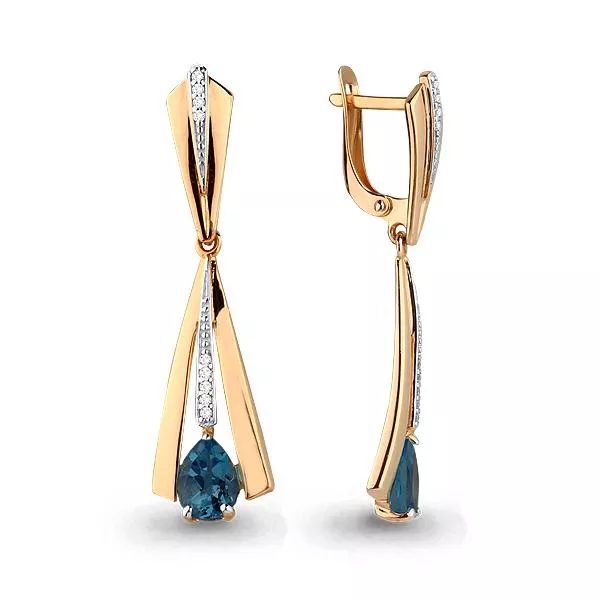 Серьги из золота, артикул LV4472008А