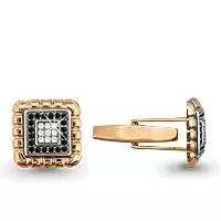 Запонки, золото, артикул LV72507Ч