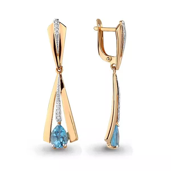 Серьги из золота, артикул LV4472005А