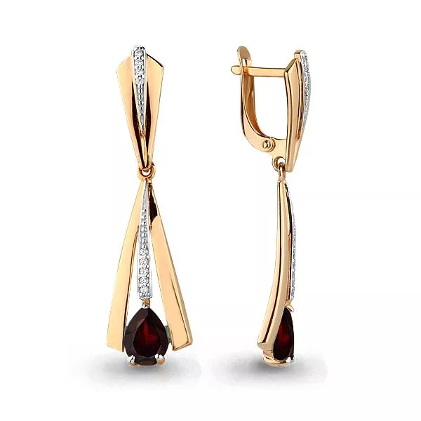 Серьги, золото, артикул LV4472003А