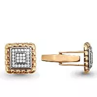 Запонки, артикул LV72507А, золото