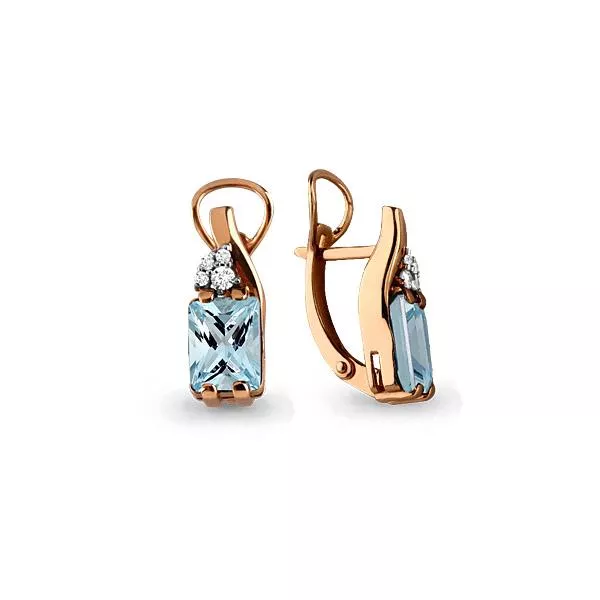 Серьги, артикул LV4469805А, золото