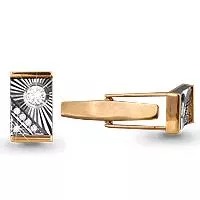 Запонки, золото, артикул LV72505А