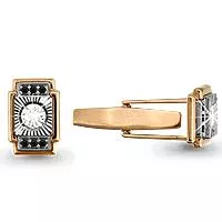 Запонки, артикул LV72504Ч, золото