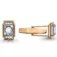 Запонки из золота, артикул LV72504А