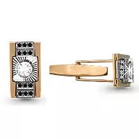 Запонки из золота, артикул LV72503Ч