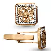 Запонки из золота, артикул LV72502А