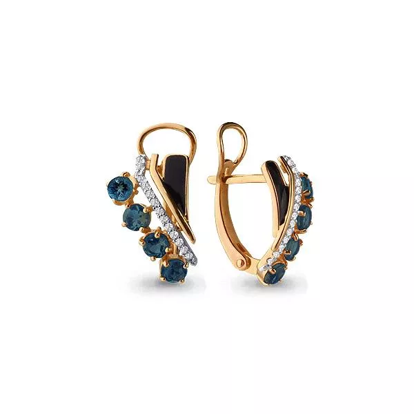 Серьги, золото, артикул LV4464808А