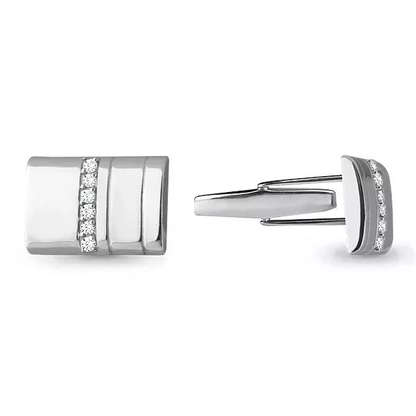 Запонки, артикул LV72827, серебро
