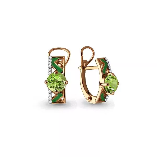 Серьги, золото, артикул LV4464007А