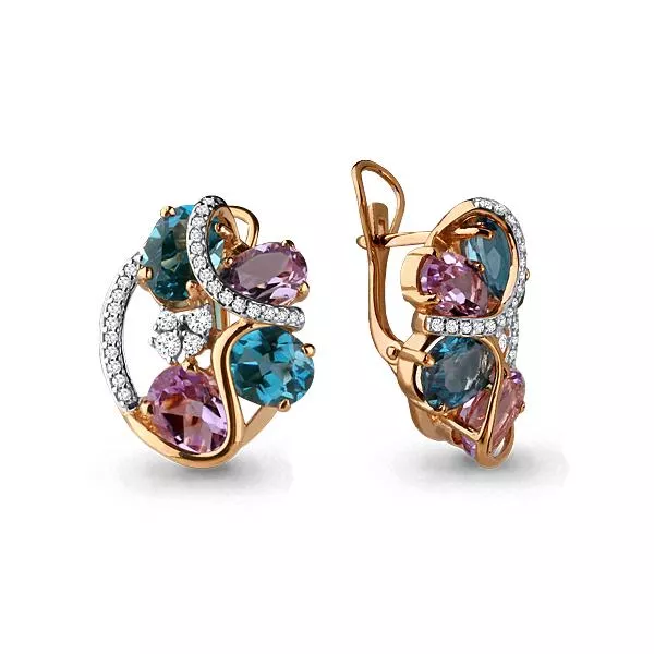 Серьги из золота, артикул LV4463332А