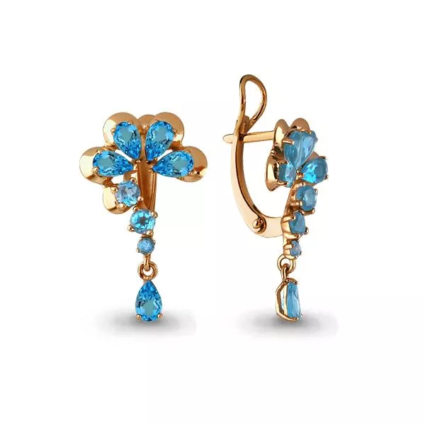 Серьги, золото, артикул LV4462105