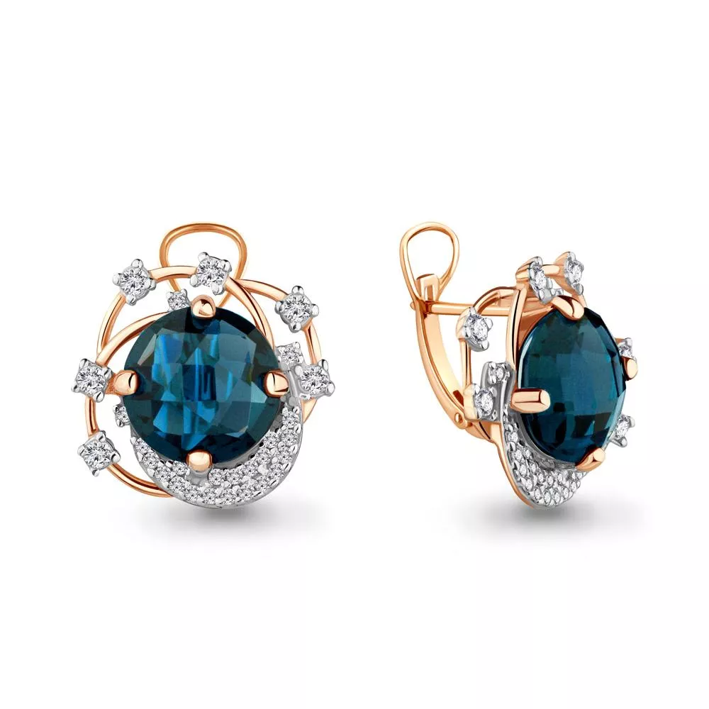 Серьги, артикул LV4459708А, золото