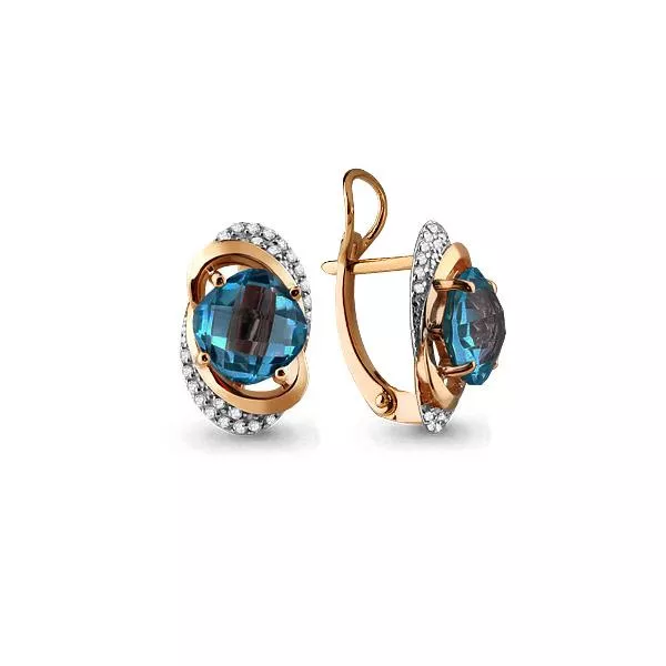 Серьги, артикул LV4459608А, золото