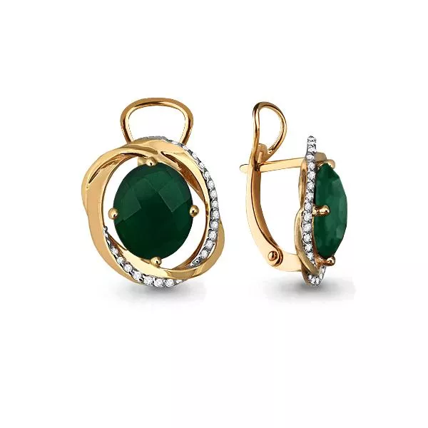 Серьги, золото, артикул LV4459109А