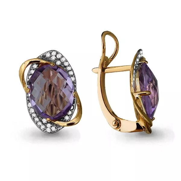 Серьги, артикул LV4459004А, золото