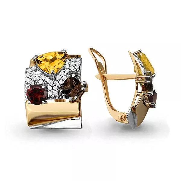 Серьги, золото, артикул LV4455306А