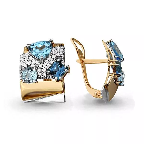 Серьги из золота, артикул LV4455305А