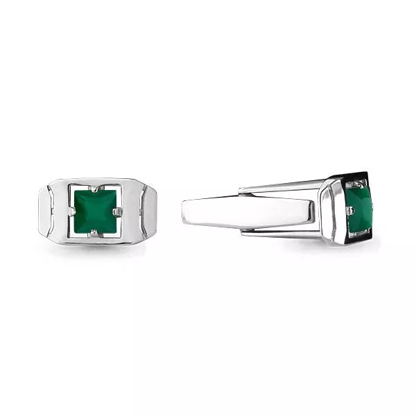 Запонки, артикул LV7281609, серебро