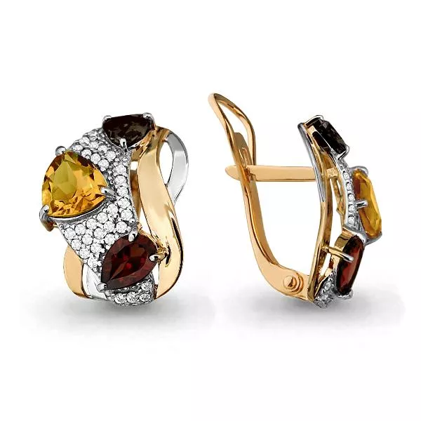 Серьги, золото, артикул LV4455106А