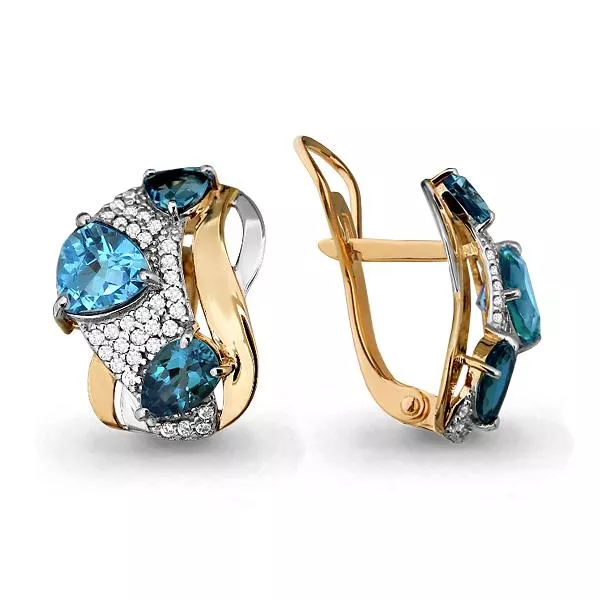 Серьги из золота, артикул LV4455105А