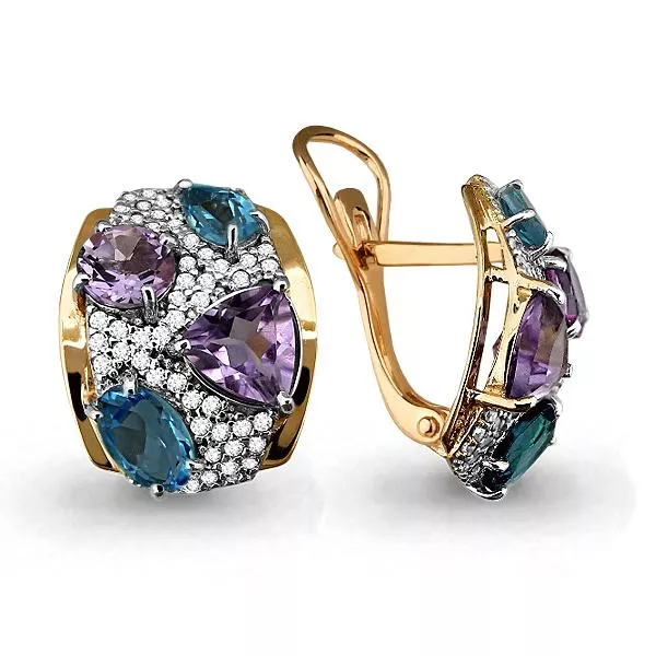 Серьги, артикул LV4454932А, золото